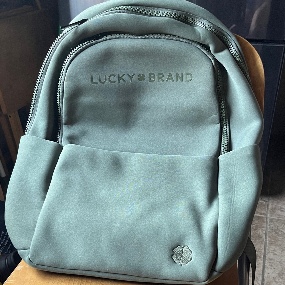 Brand New Lucky Brand Sage Green Backpack